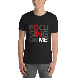 Focusing On Me Designz T-Shirt - Red, White & Grey
