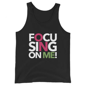 Focusing On Me Designz - Unisex Tank Top - Pink & Green