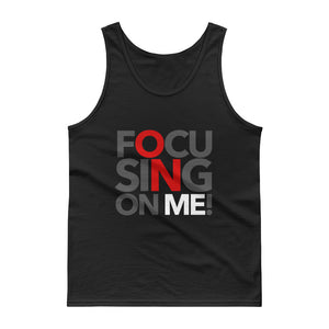 Focusing On Me Designz - Cotton Jersey Knit Tank Top - Red, White & Grey