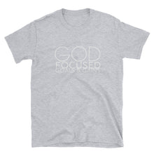 Load image into Gallery viewer, God Focused Goals &amp; Gains Tee (Black, Navy or Grey)