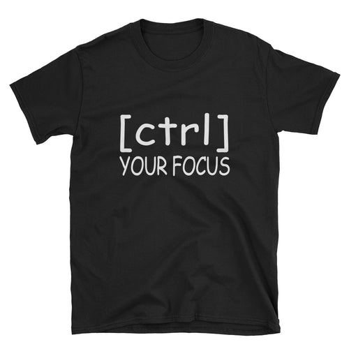 [ctrl] Your Focus Tee (Black or Navy)