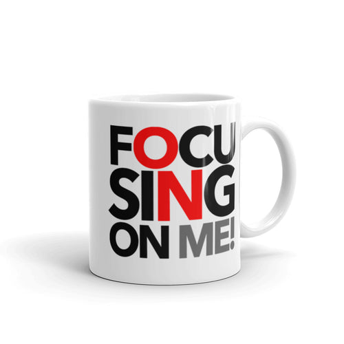 Focusing On Me Designz - White glossy mug